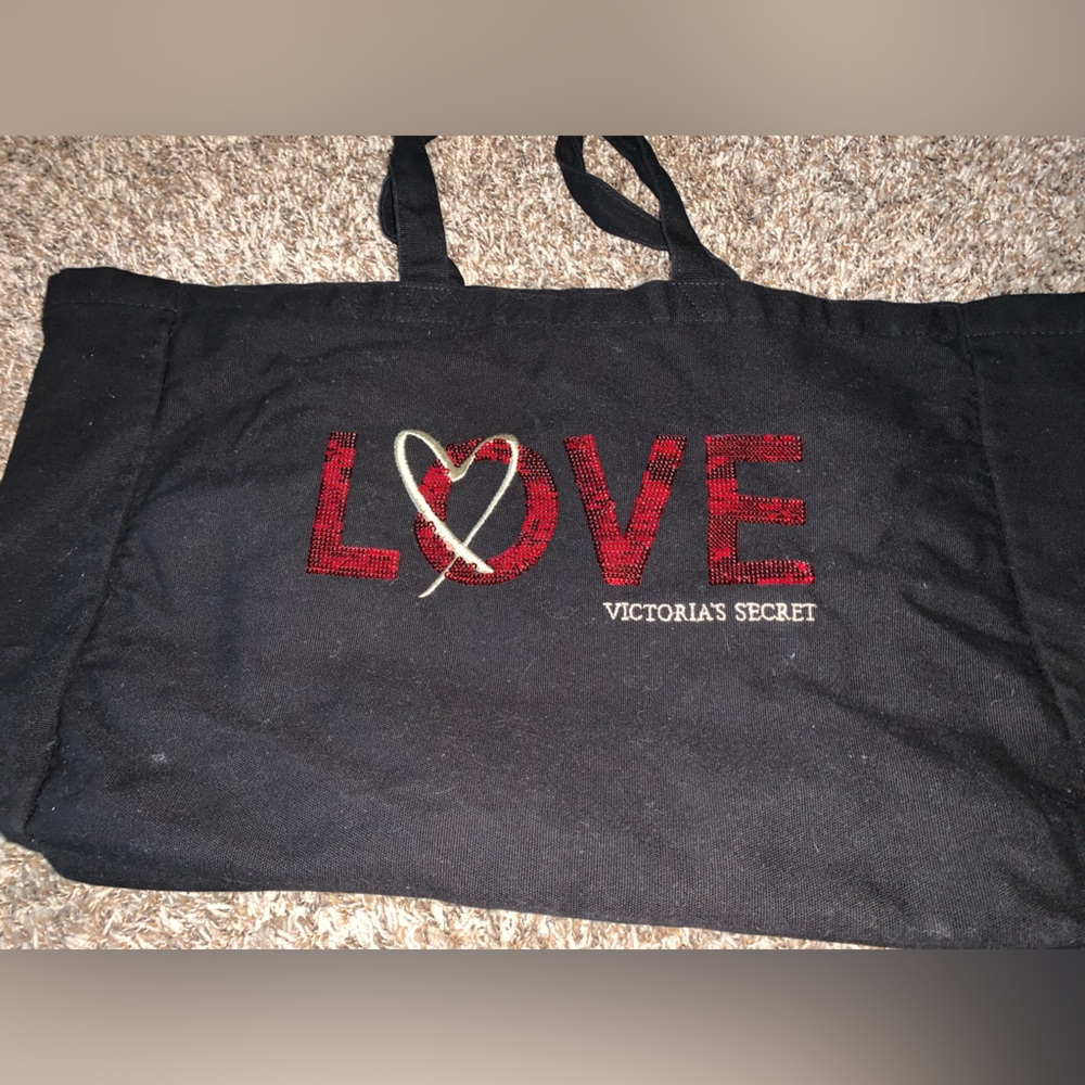 Victoria's Secret Black Tote Bag